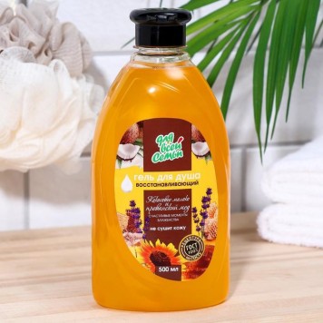 Гель д/душа  500мл. ДВС Кокосовое молоко и прованский мед