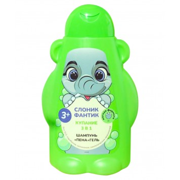 Гель д/душа СЛОНИК ФАНТИК 450мл Купание 3в1