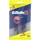 Gillette 2 Одноразовый станок 10шт.  Gillette 2 Одноразовый станок 10шт.
