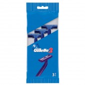 Gillette 2 Одноразовый станок 3шт. (40шт) Gillette 2 Одноразовый станок 3шт. (40шт)