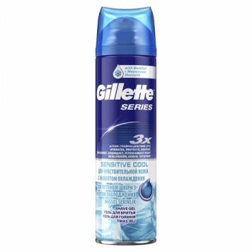 Gillette гель д/бритья c эффектом охлаждения  200 мл.-1