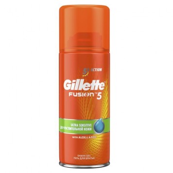 Gillette гель д/бритья Фьюжин Hydra Gel SensitiveSkin (д/чувс.кожи)200мл