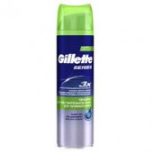 Gillette гель д/бритья Series Успокаивающий 200мл Gillette гель д/бритья Series Успокаивающий 200мл