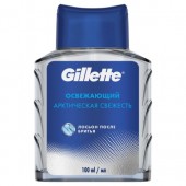 Gillette лосьон после бритья освежающий 100мл /чз
