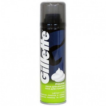Gillette пена д/бритья Лимон Лайм 200мл. (6шт)