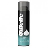 Gillette пена д/бритья Sensitive skin (для чувств.кожи) 200мл./чз