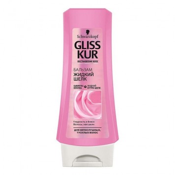 Глисс кур бальзам-ополаскиватель Жидкий шелк 360мл 