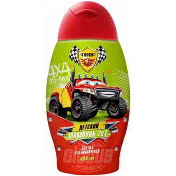 Гонки шампунь 400 мл. детский 2в1