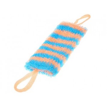 Губка вязанная банная Медведь полосатый