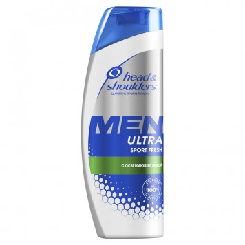 Хед энд Шоулдерс 400мл шампунь муж Спорт Фреш