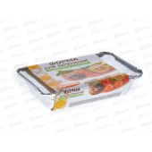 Хозяюшка форма д/запекания алюминиевая с крышкой 2шт/0,96л