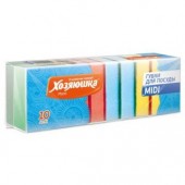 Хозяюшка губки для посуды Миди 10шт. Г-06 (40шт)