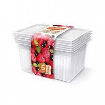 Хозяюшка контейнер для заморозки ягод, овощей 1,5л (5шт)