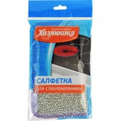 Хозяюшка салфетка для стеклокерамических плит,1шт