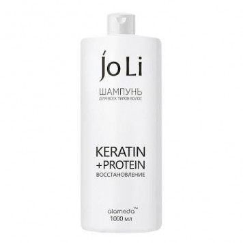 Jo Li Шампунь 1000мл KERATIN+PROTEIN восстановление/8, шт