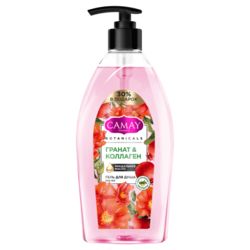 Камей гель для душа 750мл ботаник цветы граната
