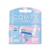 Кассеты сменные ZIP COMFY 2шт 3 лезвия женские