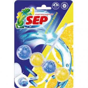 КАТРИН Подвесной блок д/унитаза 50г SEP Цитрусовая волна/10																																		