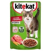 Китекат   85 г пауч Говяд в соусе ЧЗ 1/28 (10251336), шт
