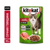 Китекат   85 г пауч Говяд в желе ЧЗ 1/28 (10251338), шт