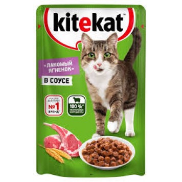 Китекат   85 г пауч Ягненок в соусе ЧЗ 1/28 (10251340)