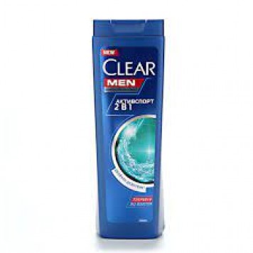 Клеар шампунь 400мл муж 2в1 Актив Спорт