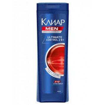 Клеар шампунь 400мл муж 2в1 Ультимат Контроль