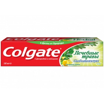Колгейт З/п 100мл Лечебные Травы Отбеливающая (48шт.)