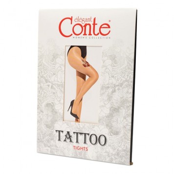 Колготки жен.Конте fantasy tattoo 20den