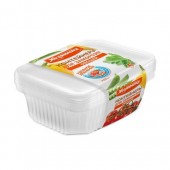 Контейнеры "ХОЗЯЮШКА Мила" для заморозки УНИВЕРСАЛЬНЫЕ, 0,75 л, 5 шт.