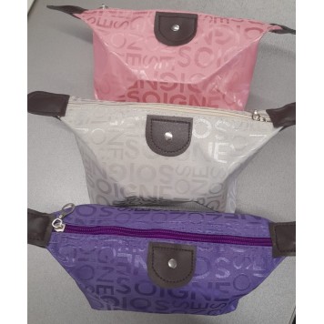 Косметичка универсальная 26*6*11см на молнии 