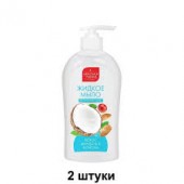 Красная линия ж/мыло 500мл Кокос и миндаль