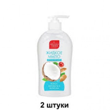 Красная линия ж/мыло 500мл Кокос и миндаль