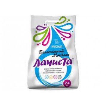 La Chista Порошок д/стирки 2,4кг д/белого белья/Белоснежный монблан/6