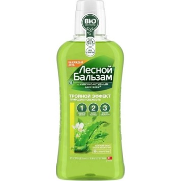 Лесной бальзам Ополаскиватель для десен 400мл Total Комплекс Природная Свежесть