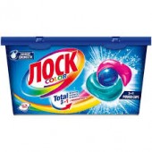 Лоск капсулы для стирки 12шт Колор