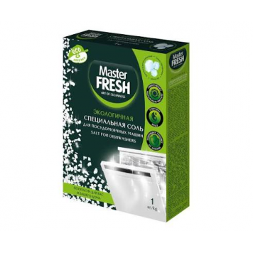 MASTER FRESH ЭКО Соль для п/м машин 1кг Гранулированая, беленая, крупнокристаллич*7