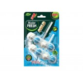 Master FRESH Подвесной блок для унитаза GOLD DUO EFFECT 5в1 Морской, 2шт*24