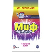 Миф СМС Автомат 6кг Свежий цвет (3шт) Для цветного в м/упак.  Миф СМС Автомат 6кг Свежий цвет (3шт) Для цветного в м/упак.