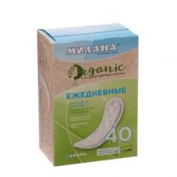 Милана Прокладки Ежедн.Dolce Софт ORGANIC 40шт