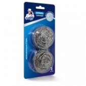 Мочалка металлическая спираль Turbomag Spiral нержавеющая сталь 2шт