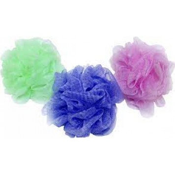 Мочалка шар NataM d-12 см цвет в ассортименте