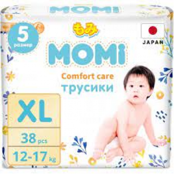 MOMI Подгузники-трусики COMFORT CARE 12-17кг 38шт.XL