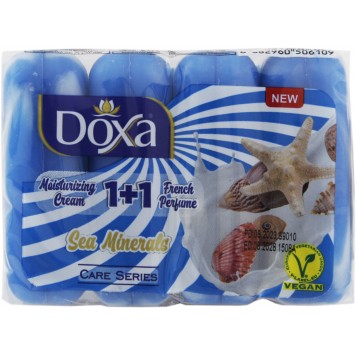 Мыло DOXA Care Series 4шт * 80гр с увлажняющим кремом.морские минералы