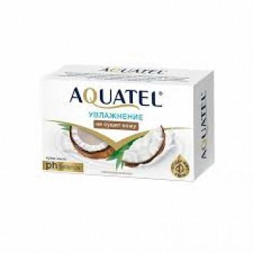 Мыло-крем AQUATEL 90г кокосовое молочко