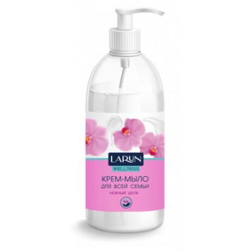 Мыло-крем LARUN Wellness Нежный шелк 1л
