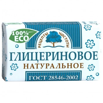 Мыло туал.натуральное 180гр Глицериновое НМЖК /36