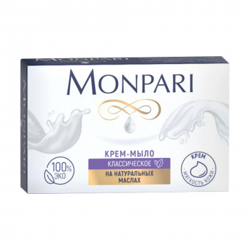 Мыло туал. НМЖК МОНПАРИ 100г классические