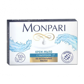 Мыло туал. НМЖК МОНПАРИ 100г с гиалуроном