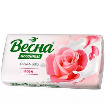 Мыло туалетное ВЕСНА Роза 90гр